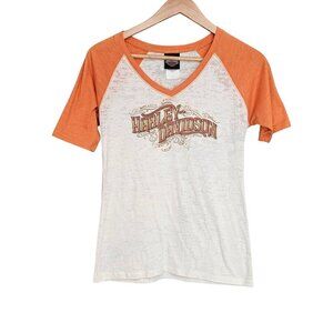 Women's - Harley Davidson San Juan Puerto Rico V-Neck Shirt, Size Medium